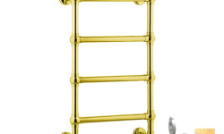NICOLAZZI Полотенцесушитель (электрика), H795x549 мм, GOLD BRASS/фурнитура METAL мини 1