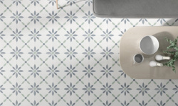 HARMONY HAVANA WHITE FLOWER 22.3х22.3x0.9 Q-6 мини 3 3