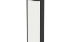 DUR VITRIUM Шкаф подвесной, петли справа, 400х1340 мм, 18 White Matt/49 Graphit Matt/black мини 1