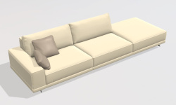 GAMADECOR COMPOSITION 5 S2 Диван в комплекте левый 348x108 см, Спецзаказ. мини 1