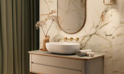 NOKEN LIEM Комплект тумба + ножки, орех/песок мини 3 6