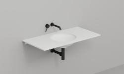 Salini Costa Столешница 1000х500х15 мм, S-Stone-белый матовый мини 3 2