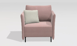 GAMADECOR STRIPES S2 1 Кресло на ножках в комплекте 108x105 см, Спецзаказ! мини 3 3