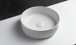 ALLEN BRAU Fantasy Line Раковина керамическая накладная, Ø360 мм, белый мини 3 7