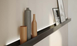 ANTL Настенная полка из алюминия с нижней светодиодной подсветкой, bianco opaco мини 3 5