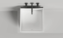 Salini ARMONIA SQUARE 03 Раковина накладная 450х450х450 мм, S-Stone-белый матовый мини 3 3