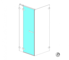RADAWAY Euphoria KDJ Door G 612 L Дверь, хром/прозрачное