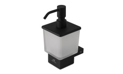 NOKEN URBAN C Дозатор настенный, стекло/черный мини 1