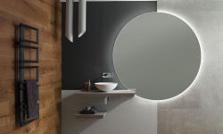 NOKEN OXO Однорычажный смеситель для раковины из стены, черный матовый мини 3 4