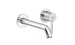 KLUDI BOZZ Внешняя часть смеситель из стены для раковины, излив 230 мм, хром  мини 1