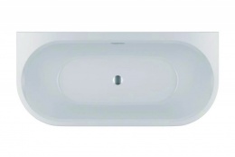 RIHO DESIRE B2W Ванна акриловая пристенная с наполнением, 180х84х60 см, 310 л, белый глянцевый/хром
