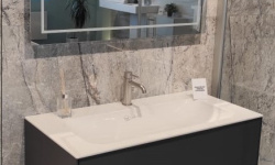 VB FINION Комплект мебели с раковиной, White Matt Lacquer/AnthraciteMatt Lacque/альп. белый мини 3 4