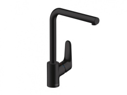 HANSGROHE Focus M41 Смеситель кухонный однорычажный, 280, jet, 12 л/мин., матовый черный