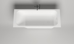 Salini ORLANDA KIT 170 Ванна встраиваемая 1685х690х600 мм, S-Stone - белый матовый/фурнитура белый мини 3 3