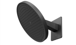 NOKEN PLUMP Верхний душ с держателем 300 мм, 17,52 л/мин., чёрный мини 1