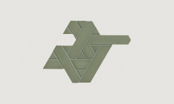 MUTINA WEAVING GREEN SAN JIAO 42.9х30.3 мини 3 4