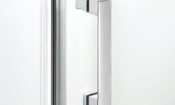 NEW TRENDY NEW AZURA Душевое ограждение 100x80xH195 см, хром/Прозрачное 6 мм мини 3 4