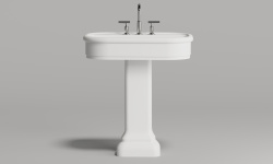 Salini OPERA Раковина накладная 750х500х160 мм, с переливом, БЕЗ ДК, S-Sense - RAL глянцевый мини 3 5