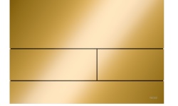 TECEsquare Панель смыва металлическая с двумя клавишами, Polished Gold Optic PVD мини 1