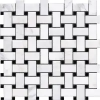 мозаика L'Antic Colonial LANTIC VICTORIAN TRENZADO MARMARA NEGRO 30x30 G-126