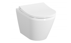 VITRA Integra Round Унитаз подвесной безободковый, 54,5х35,5 см, белый мини 1