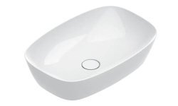 CATALANO Alvea Раковина накладная, 60x40 см, без отверстия, без перелива, белый глянцевый мини 1