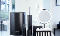 DW 351 Мыльница настольная, H1x12,5x12,5 см, Черный матовый мини 3 3