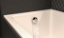 EXCELLENT Hover Слив-перелив click-clack для ванны с наполнением, 60/80/100 см, Черный матовый мини 3 3