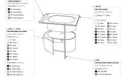 CIELO Kyros Модуль под раковину 60x38x34 h см, BA-Basalto мини 3 2