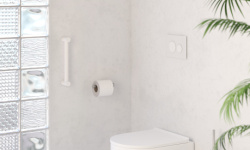 СУНЕРЖА Поручень прямой Ø28 мм/L 300, Матовый белый мини 3 6