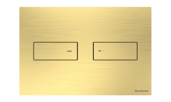 ART INOX 710 Клавиша двойного смыва для унитаза, Gold мини 1