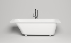 Salini ORLANDA KIT 170 Ванна встраиваемая 1700х800х600 мм, S-Sense, белый глянцевый/фурнитура белый мини 1