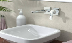 HANSGROHE LOGIS Внешние части смесителя для раковины из стены, хром мини 3 3