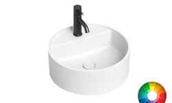 Salini ARMONIA TOP 02 Раковина накладная 450х450х160 мм, БЕЗ отв. под смес., S-Stone-RAL матовый мини 1