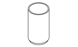 GAMADECOR Стакан-баночка, 6x10x6 см, Metal мини 1