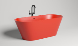 Salini Mona Ванна свободностоящая 1695x725x582 мм, S-Stone - матовый, RAL полностью/ДК RAL мини 3 4