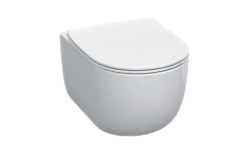 KERASAN FLO Унитаз подвесной 54 см, NORIM, белый мини 1