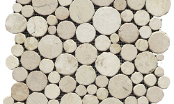 LANTIC PARADISE ROUND STONE BLANCO 31.5x31.5 G-110 мини 1