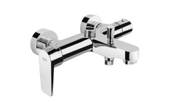 REMER DREAM Душевая стойка со смесителем с изливом для ванны, верхний душ Ø 25 см, cromo мини 3 3