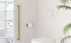 СУНЕРЖА Поручень прямой Ø28 мм/L 800, Золото мини 3 2