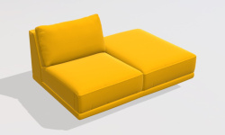 GAMADECOR M1P3 Диваный модуль S2 L, 108х164 см. Спецзаказ. мини 1
