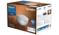 DURAVIT ARCHITEC Унитаз подвесной Rimless® в комплекте с сиденьем, белый мини 3 3