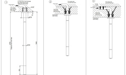 GESSI Потолочный излив, Ø30 мм, Black Metal Brushed PVD мини 3 3