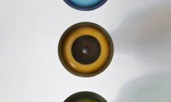 ANTL BORGHI Раковина круглая из материала Cristalmood на пьедестал, Ø50xH33 см. Спецзаказ. мини 3 9