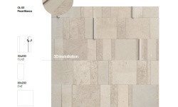 MIRAGE PECE BIANCA OL 03 TABULATE 8х20x2 мини 3 5