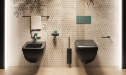 GESSI ORIGINI Ершик настенный, белый/Chrome мини 3 4