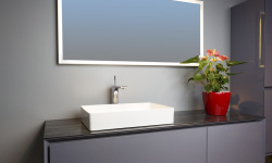 BRENTA Manhattan MH41 Тумба подвесная с 2-мя выдвижными ящиками, 100х49,6хН50 см, MZZ Матовый лак мини 3 5