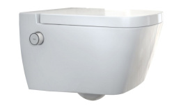 TECEone Подвесной безободковый унитаз со встроенным гигиеническим душем, белый