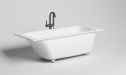 Salini ORLANDA KIT 180 Ванна встраиваемая 1800х800х600 мм, S-Sense, глянцевый, белый мини 3 4