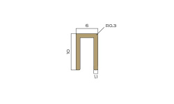 NEEXYDECOR профиль латунь полированная 6х10x2700 (PVL85) мини 3 5